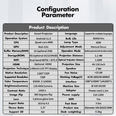 HY300 Portable Projector