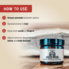 Johnny Slicks Formula 49 Organic Clay Pomade